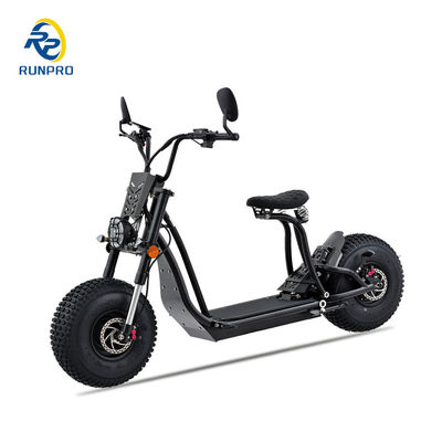 Elektrischer Roller Citycoco Fettreifen 1500W 2*1500W 60V Klappbare Langstreckenfahrt mit COC EWG