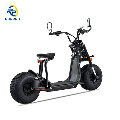 Elektrischer Roller Citycoco Fettreifen 1500W 2*1500W 60V Klappbare Langstreckenfahrt mit COC EWG