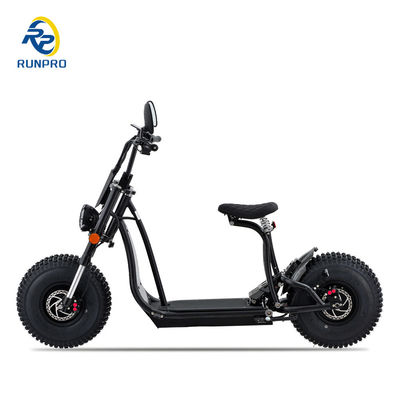 Elektrischer Roller Citycoco Fettreifen 1500W 2*1500W 60V Klappbare Langstreckenfahrt mit COC EWG