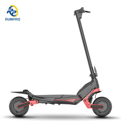 48V10.4Ah Dual Motor Klappbare Elektroroller mit Aluminiumrahmen und LED-Licht