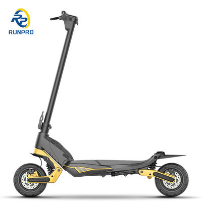 48V10.4Ah Dual Motor Klappbare Elektroroller mit Aluminiumrahmen und LED-Licht