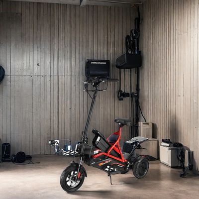 Elektrischer Roller mit doppelten Bürstenlosmotoren und Stahlrahmen 48V500W*2 Lithiumbatterie