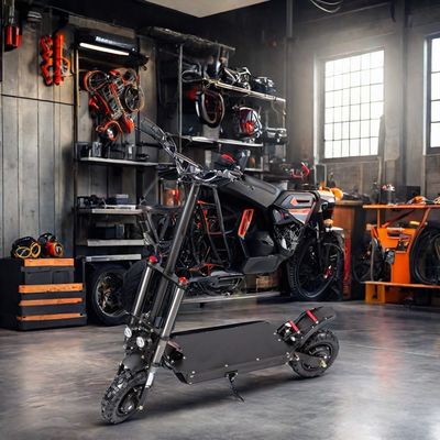 Unisex leistungsstarke 60V Geschwindigkeit Doppelmotor Elektromotorrad 2000W-3000W Off-Road Scooter