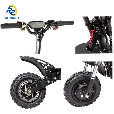Unisex leistungsstarke 60V Geschwindigkeit Doppelmotor Elektromotorrad 2000W-3000W Off-Road Scooter