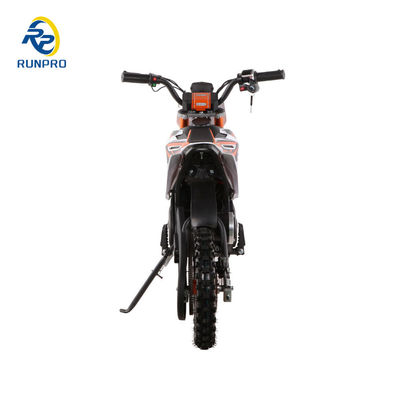 RUNPRO 2024 1000W Elektro-Dirtbike für Kinder Anpassbares Mini Trail Taschenbike Disc F/R