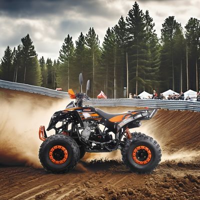 125cc Halbautomatisches Quad Bike Off-Road Quatrimoto Moto Manuelles Fahrzeug Atv Quad 4 Rad