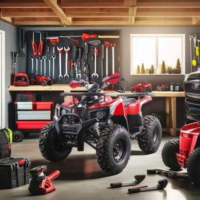 2024 Runpro 10 Zoll Stahlreifen 200cc ATV mit LED-Licht Lassen Sie Ihren inneren Abenteurer frei