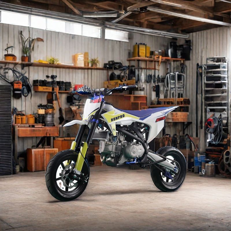 Max Loading 150kgs Supermoto 190cc Gas Dirt Bike Motard 12'12' On Road Reifen Gas Motorrad für Erwachsene