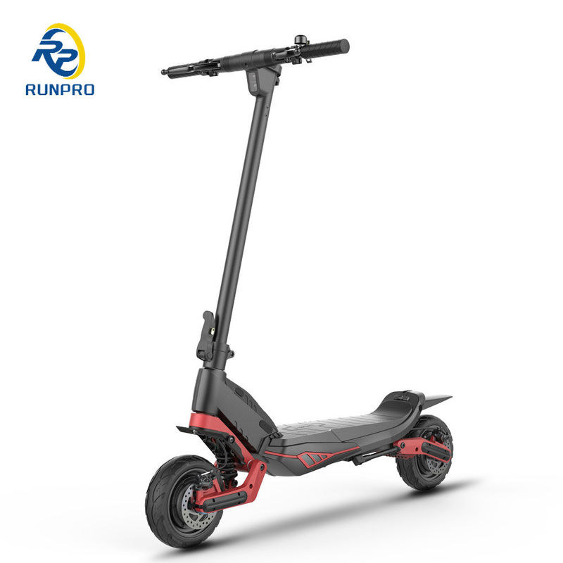 48V10.4Ah Dual Motor Klappbare Elektroroller mit Aluminiumrahmen und LED-Licht