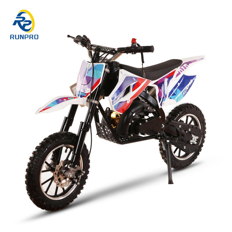 49cc Mini Dirt Bike für Kinder Automatische Kupplung Max. Geschwindigkeit 40km/h 10/10 Räder 2024 Modell