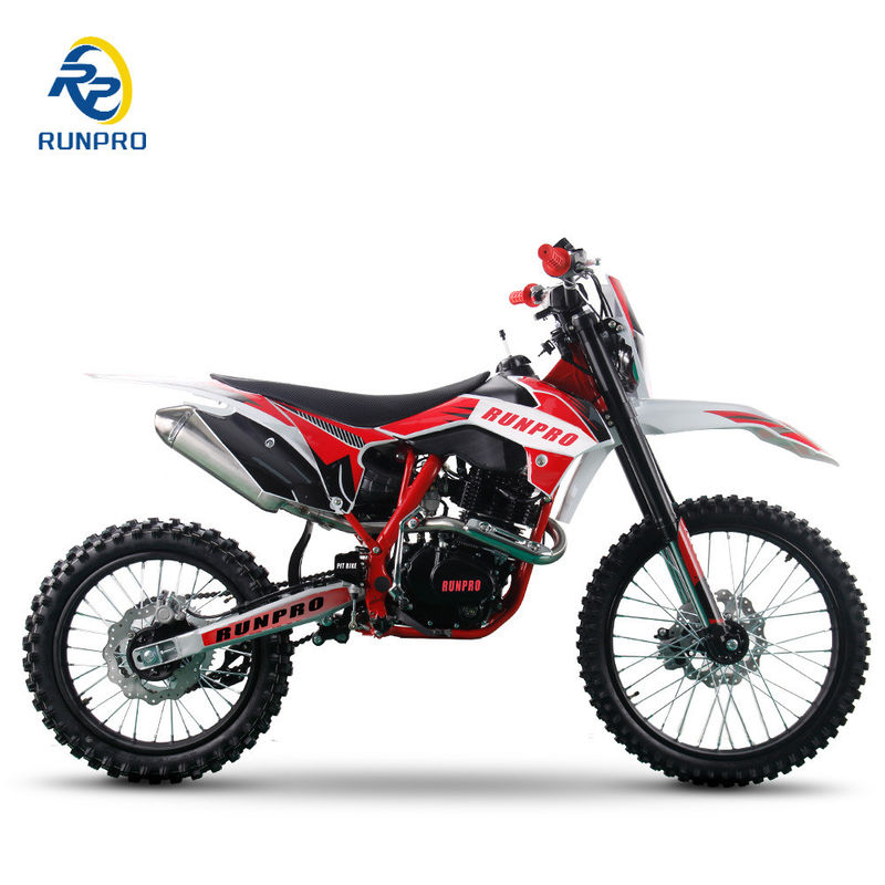 Off-Road-Dirt Bike der 250cc-Klasse für Erwachsene Startsystem Kick und elektrischer Start