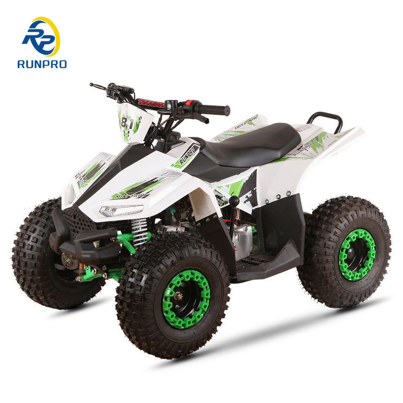 540MM Sitzhöhe Sportliches ATV Quad Bike 70CC 110CC Gasbetriebene 2WD 12V Spannungsmodelle
