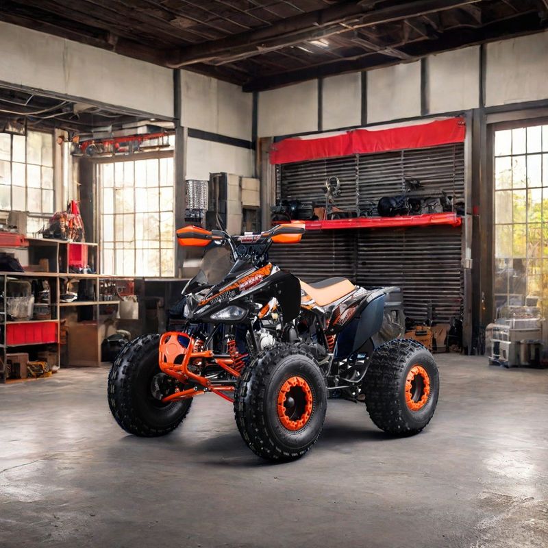 Runpro 125cc Quad ATV CE zertifizierte 2WD elektrische Startquads für Erwachsene Kraftstoff und leistungsfähig